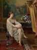 In het atelier van de kunstenaars - Gustave Léonard de Jonghe — weergave van het kunstwerk