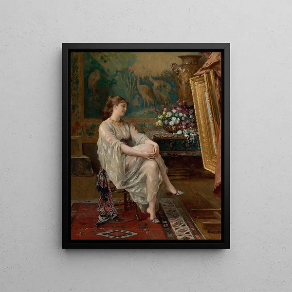 Gustave Lonard de Jonghe - In the Artists Studio.webp
