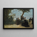 Le goûter sur la terrasse - Gustave Maincent — ingelijst kunstwerk aan de muur