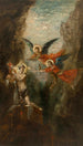 Un saint dans le désert - Gustave Moreau — weergave van het kunstwerk