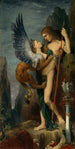 Oedipus and the Sphinx - Gustave Moreau — artwork view