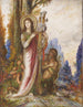 Poète en satyres - Gustave Moreau — weergave van het kunstwerk