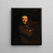De lachende zelfportret - Gustave Pierre — ingelijst kunstwerk aan de muur
