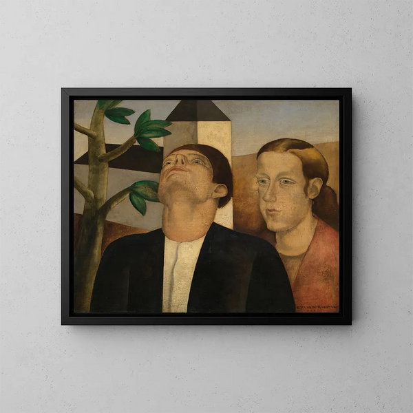 Azur - Gustave Van de Woestijne — framed artwork on a wall