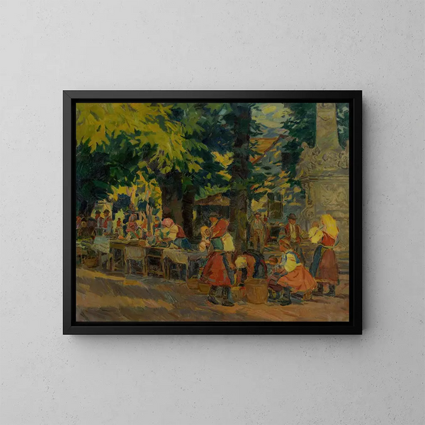 Fête à Marianka - Gustav Mahler — framed artwork on a wall