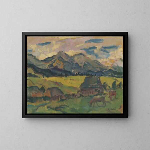 Motif de diar - Gustav Mahler — framed artwork on a wall