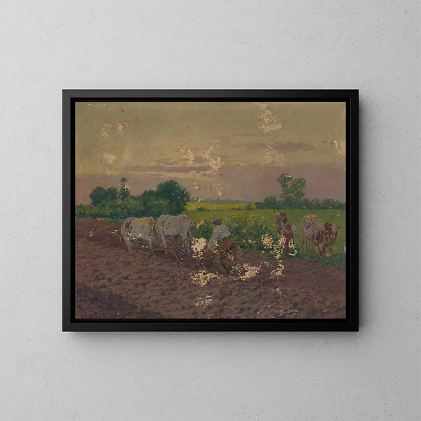 Labourage - Gustav Mahler — ingelijst kunstwerk aan de muur