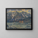 Lac de Popradské Pleso - Gustav Mahler — ingelijst kunstwerk aan de muur