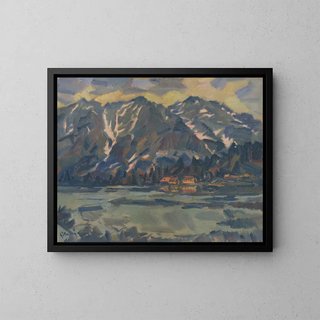 Lac de Popradské Pleso - Gustav Mahler — ingelijst kunstwerk aan de muur