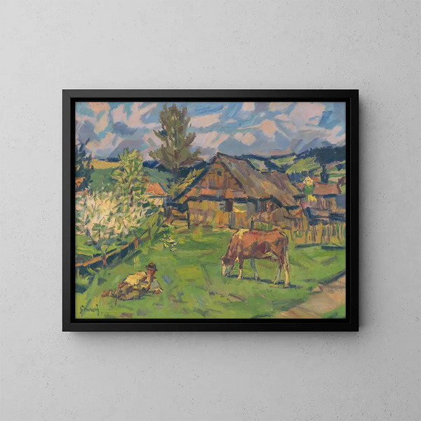 Lente in het dagboek - Gustav Mahler — ingelijst kunstwerk aan de muur