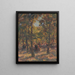 Onder de bomen - Gustav Mahler — ingelijst kunstwerk aan de muur