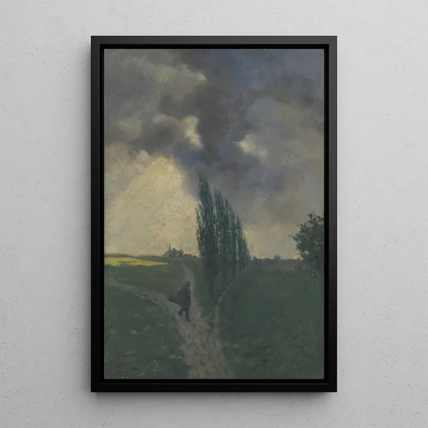 In the mist - Gustav Mahler — framed artwork on a wall