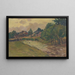 Vue de Vaec depuis le ruisseau de Vaec - Gustav Mahler — ingelijst kunstwerk aan de muur