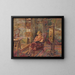 Bezoek in een atelier - Gustav Mahler — ingelijst kunstwerk aan de muur