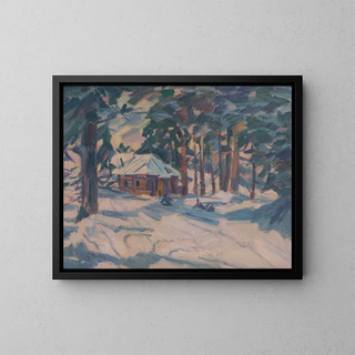 Winterhumeur - Gustav Mahler — ingelijst kunstwerk aan de muur
