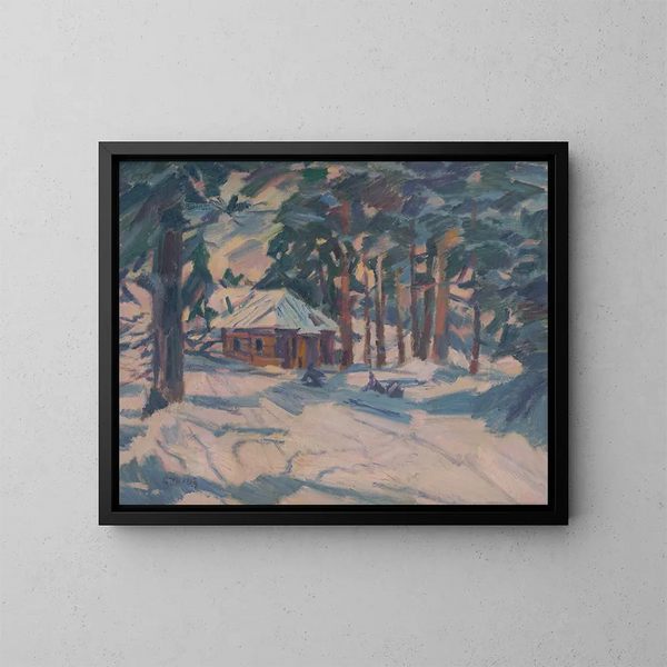 Winterhumeur - Gustav Mahler — ingelijst kunstwerk aan de muur
