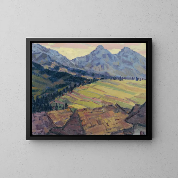 Daytime motif painting - Gustav Mahler — framed artwork on a wall