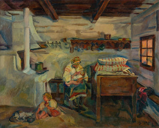 Slaapkamer van diar - Gustav Mahler — weergave van het kunstwerk