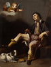Sint Roch en de Engel - Guy François — weergave van het kunstwerk