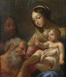 De Heilige Familie met Sint-Jerome - Guy François — weergave van het kunstwerk