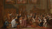 Louis XIV op Notre-Dame de Paris op 30 januari 1687 tijdens een dankdienst na zijn genezing van een ernstige ziekte - Guy Louis Vernansal de Oudere — weergave van het kunstwerk