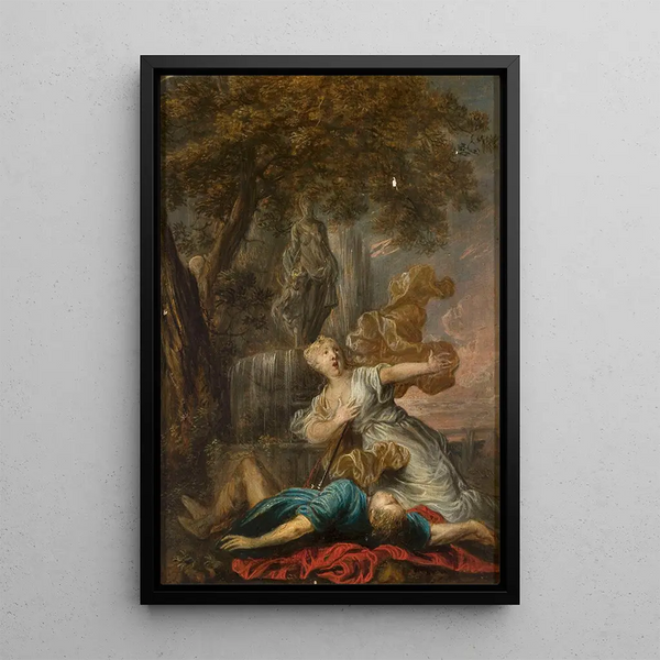 Pyrame et Thisbé - Gysbrecht Thys — ingelijst kunstwerk aan de muur