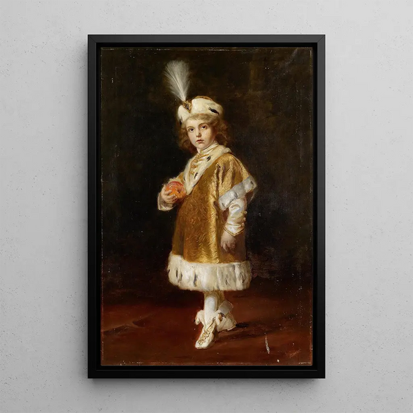 Prince héritier Otto - Gyula Benczúr — framed artwork on a wall
