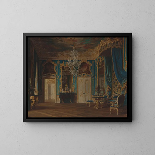 van het project voor een kamer voor koning Ludwig II van Beieren 1854-1886 - Gyula Benczúr — ingelijst kunstwerk aan de muur