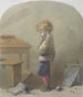 L'ombre sur le mur - Hablot Knight Browne — weergave van het kunstwerk