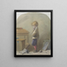 L'ombre sur le mur - Hablot Knight Browne — ingelijst kunstwerk aan de muur