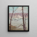 Palisades van de Hudson-rivier - Hal Robinson — ingelijst kunstwerk aan de muur