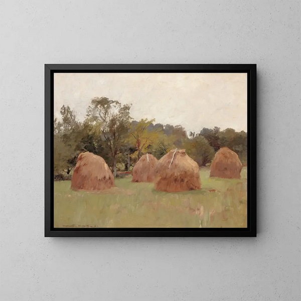 Hay Bales - Hamilton Hamilton — framed artwork on a wall