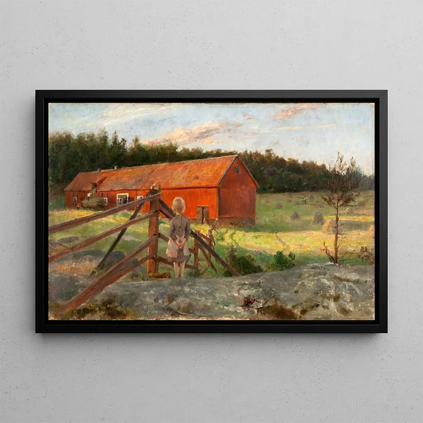 La Ferme - Hanna Hirsch-Pauli — framed artwork on a wall