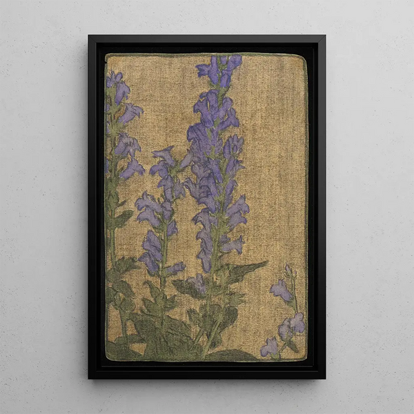 Delphinium - Hannah Borger Overbeck — framed artwork on a wall
