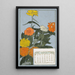 Zinnia - Hannah Borger Overbeck — ingelijst kunstwerk aan de muur