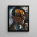 Portret van de kunsthandelaar Alfred Flechtheim - Hanns Bolz — ingelijst kunstwerk aan de muur