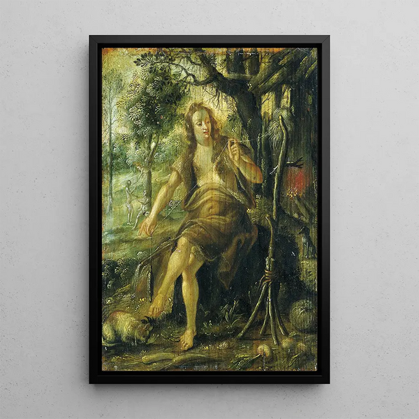 Ève filant - Hans Ammon — ingelijst kunstwerk aan de muur