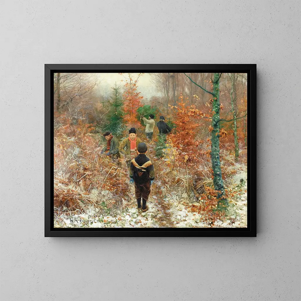 Christmas Transfiguration - Hans Andersen Brendekilde — framed artwork on a wall