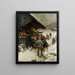 Een kerstlied in Luzern - Hans Bachmann — ingelijst kunstwerk aan de muur