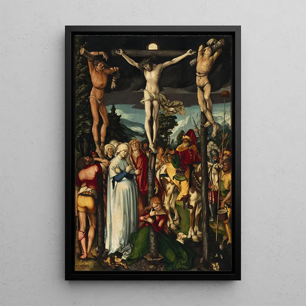 La Crucifixion du Christ - Hans Baldung — ingelijst kunstwerk aan de muur