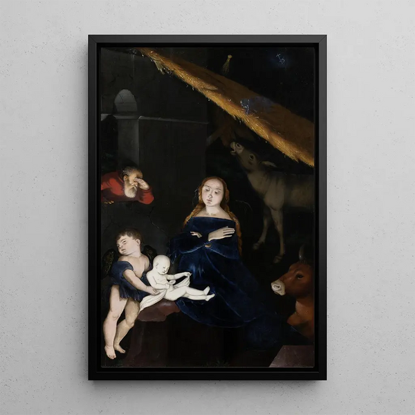 La Nativité - Hans Baldung — ingelijst kunstwerk aan de muur