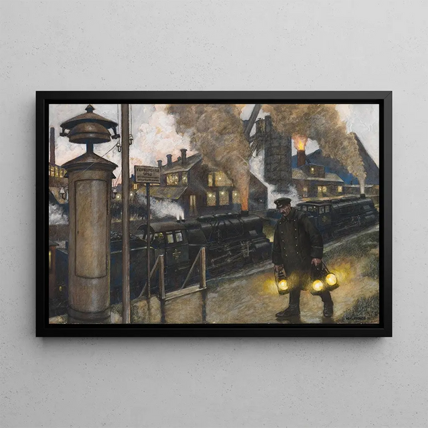 Hans Baluschek - Eisenwerk.webp