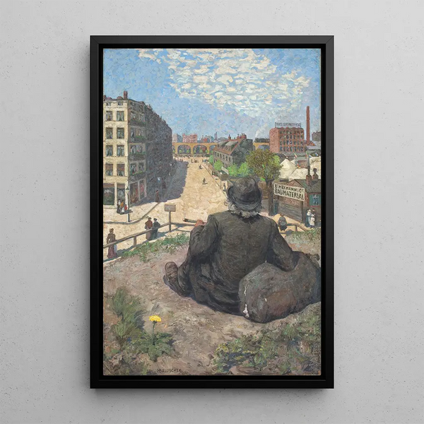 Printemps - Hans Baluschek — ingelijst kunstwerk aan de muur