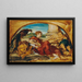 Allegorisch figuur met leeuw en pauw - Hans Canon — ingelijst kunstwerk aan de muur