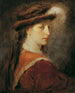 Dame met verenhoed - Hans Canon — weergave van het kunstwerk
