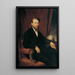 De arts professor Moriz Benedikt - Hans Canon — ingelijst kunstwerk aan de muur