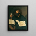 Sint Benoît van Nursia - Hans Canon — ingelijst kunstwerk aan de muur