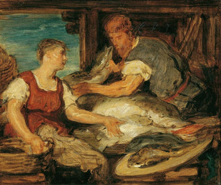 La poissonnière - Hans Canon — weergave van het kunstwerk