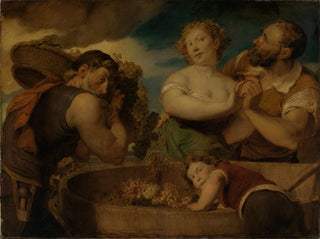 La vendange - Hans Canon — weergave van het kunstwerk