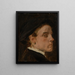 Studie van een portret van de schilder Wilhelm Trübner - Hans Canon — ingelijst kunstwerk aan de muur